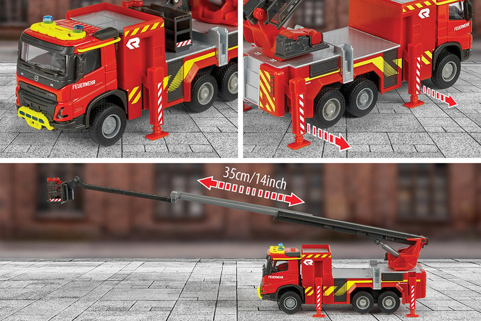 Majorette - Camion de pompiers Volvo FMX
