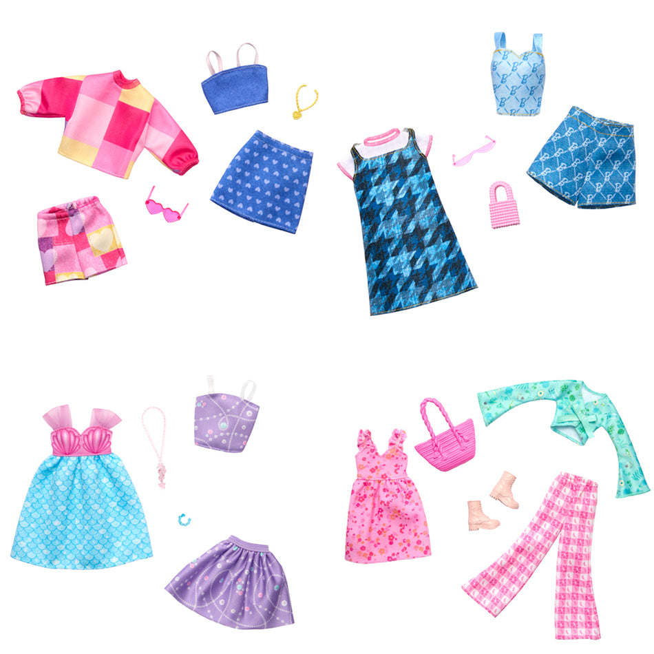 Barbie - Ensemble de Vêtements Assorties