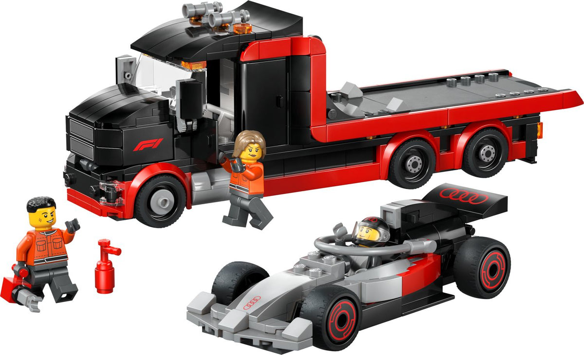 Lego 60493 City - Le camion d'exposition de F1 avec voiture de course