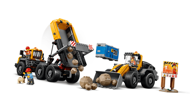 Lego 60494 City - Le camion-benne et la chargeuse frontale
