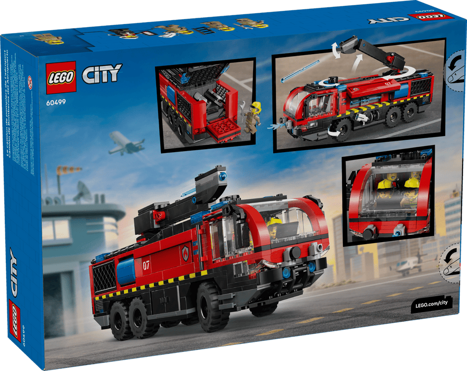 Lego 60499 City - Le camion de pompiers de l'aéroport
