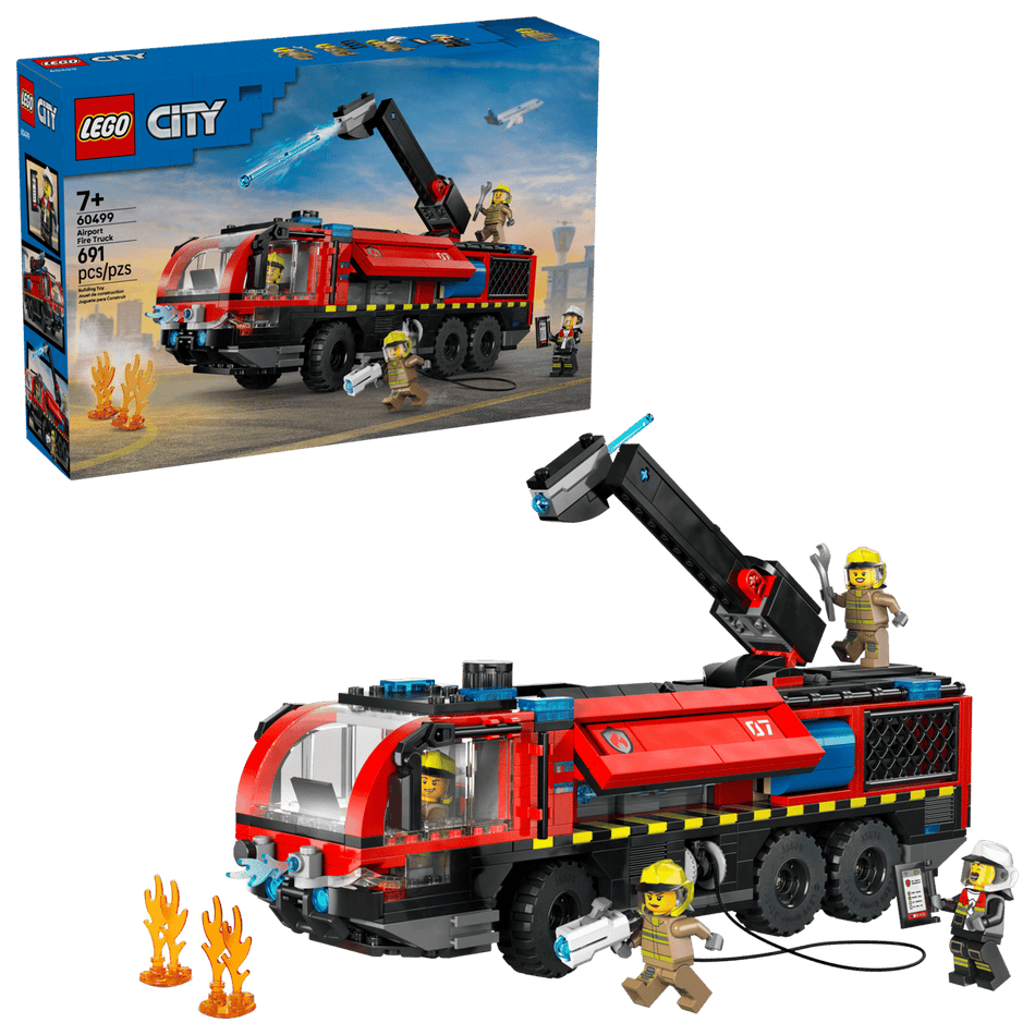 Lego 60499 City - Le camion de pompiers de l'aéroport