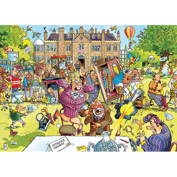 Wasgij Retro Original 1000 - La chasse aux antiquités