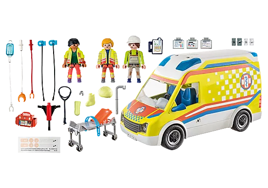 Playmobil - 71202 Ambulance avec effets lumineux et sonore