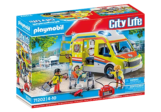 Playmobil - 71202 Ambulance avec effets lumineux et sonore