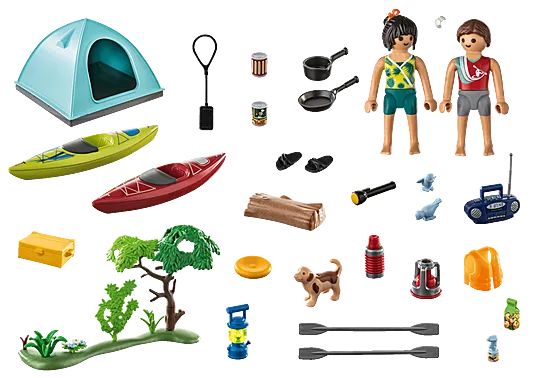 Playmobil - Famille et tente