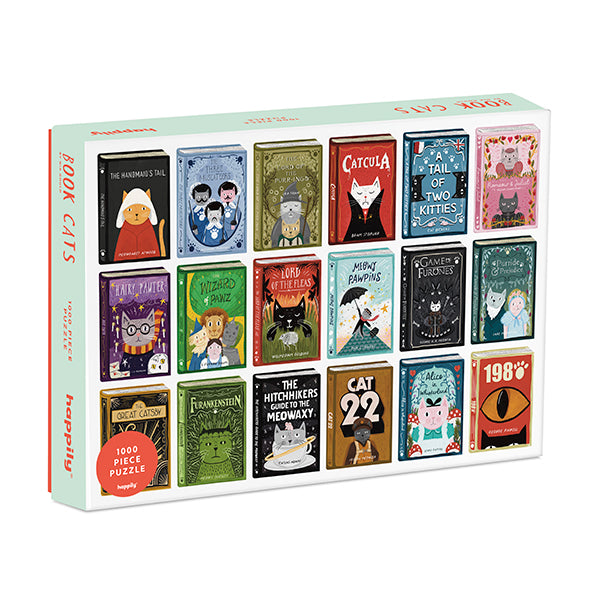 Happily 1000 - Book Cats