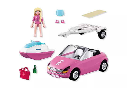 Playmobil - 72123 Barbie™ Cabriolet & scooter de mer