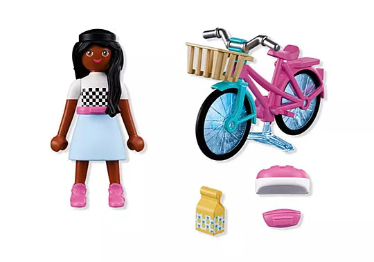 Playmobil - 72125 Barbie Brooklyn™ et son vélo