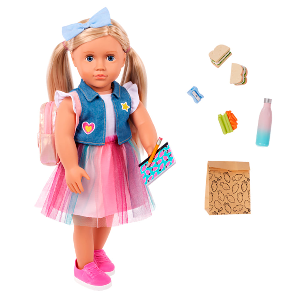 Our Generation - Poupée OG de luxe - Evie l'écolière 46 cm