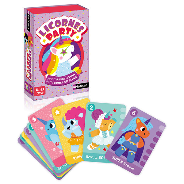 Licornes Party - Jeu d'association et de concentration