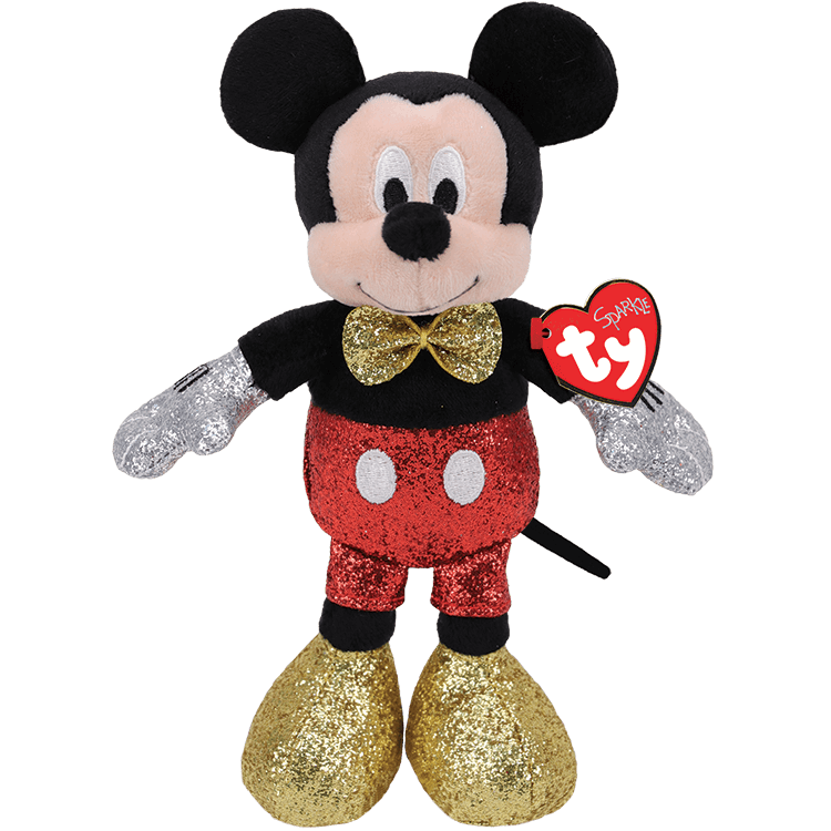 TY - Sparkle - Mickey Mouse Red Sparkle (Moyen)