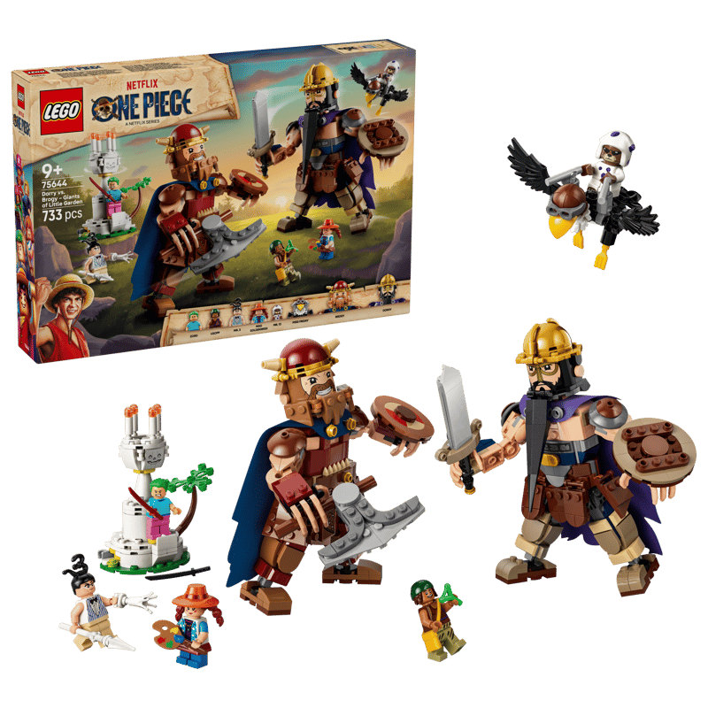 Lego One Piece 75644 - Dorry contre Brogy – Les géants de Little Garden