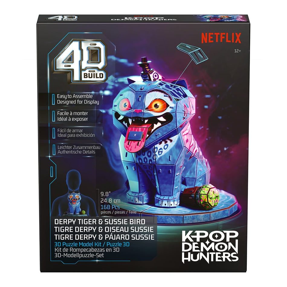 4D Build - Kpop Demon Hunters - Tigre Derpy et Oiseau Sussie