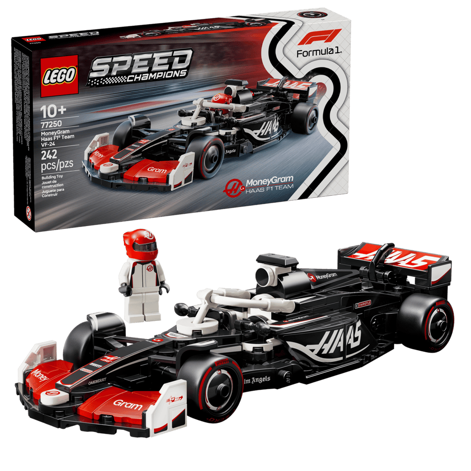Lego 77250 Speed Champions - Voiture de course MoneyGram Haas F1® Team VF-24