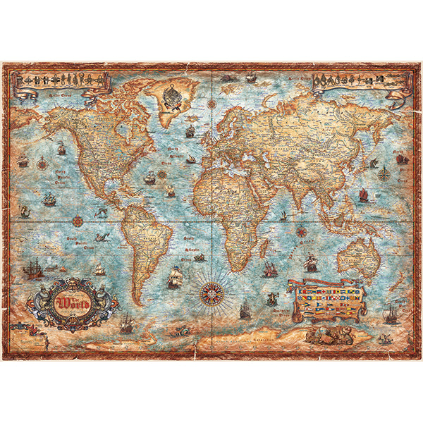 Heye 2000 - Map Art - The World