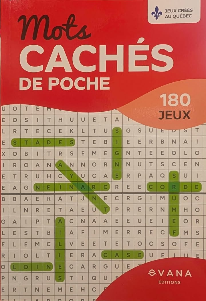 Livre - Mots cachés de poche
