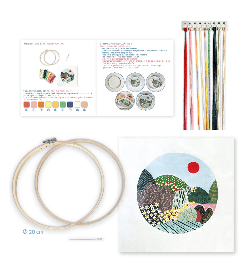 Lovely Box - Broderie paysage