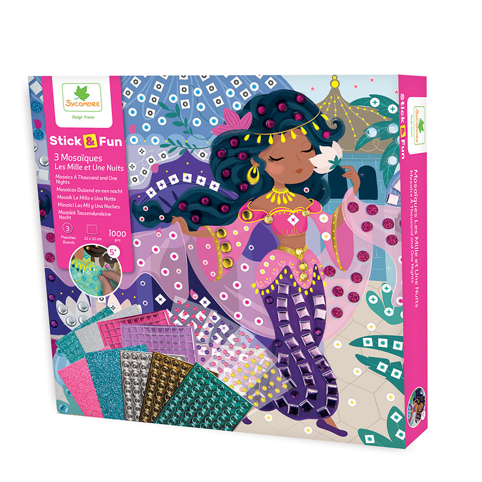 Stick'N Fun - 3 Mosaïques - Les mille et une nuits