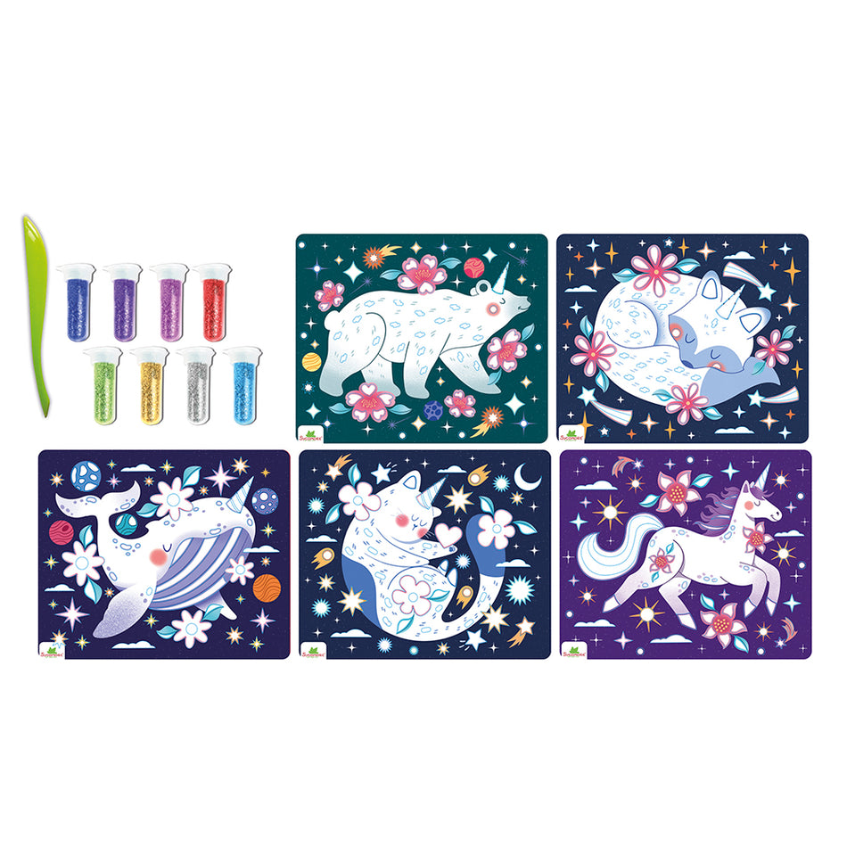 Artissimo - Tableaux paillettes - Animaux magiques