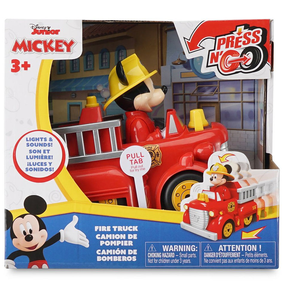 Mickey - Press N'Go - Camion de Pompier