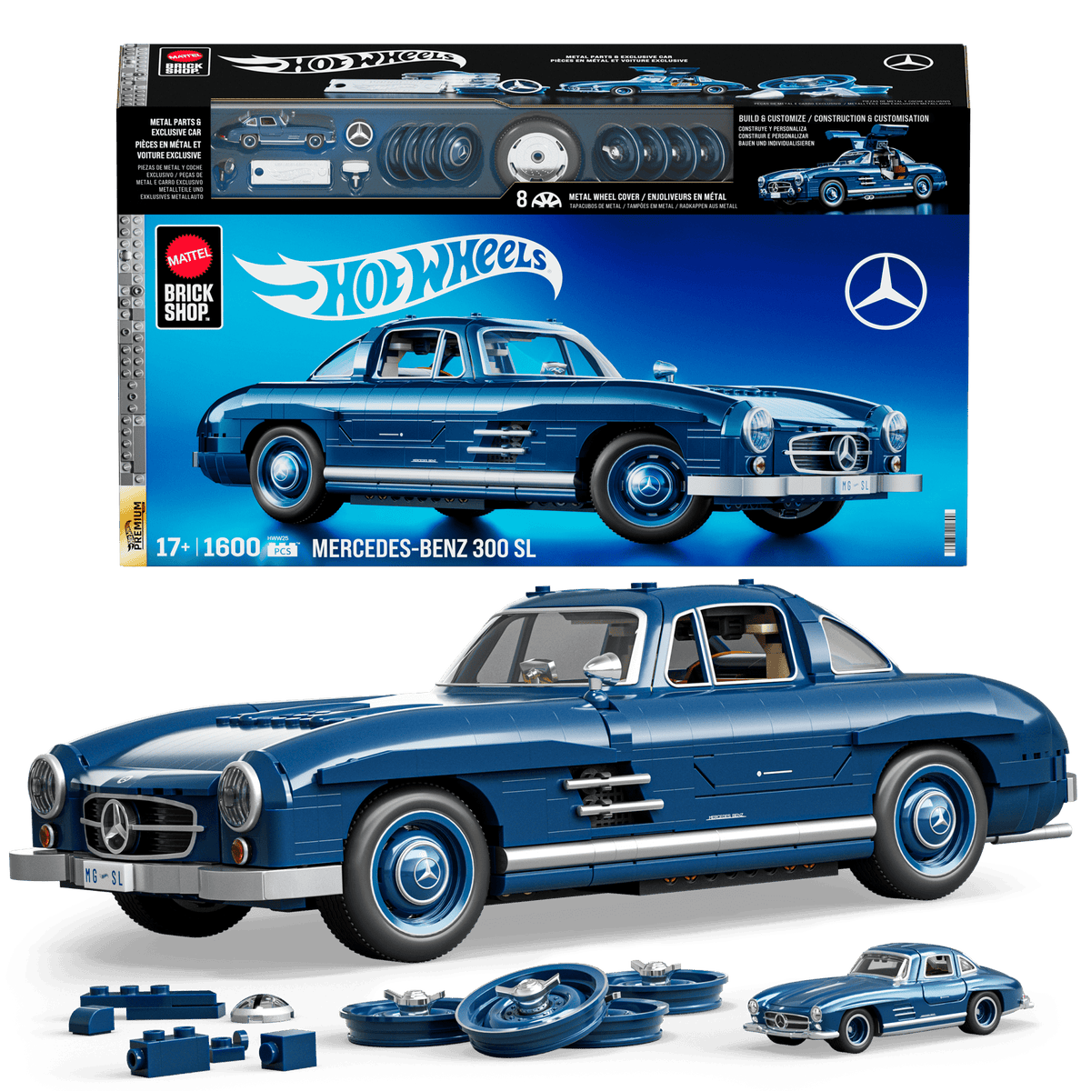 Hotwheels - Brick Shop - Mercedes-Benz 300 SL