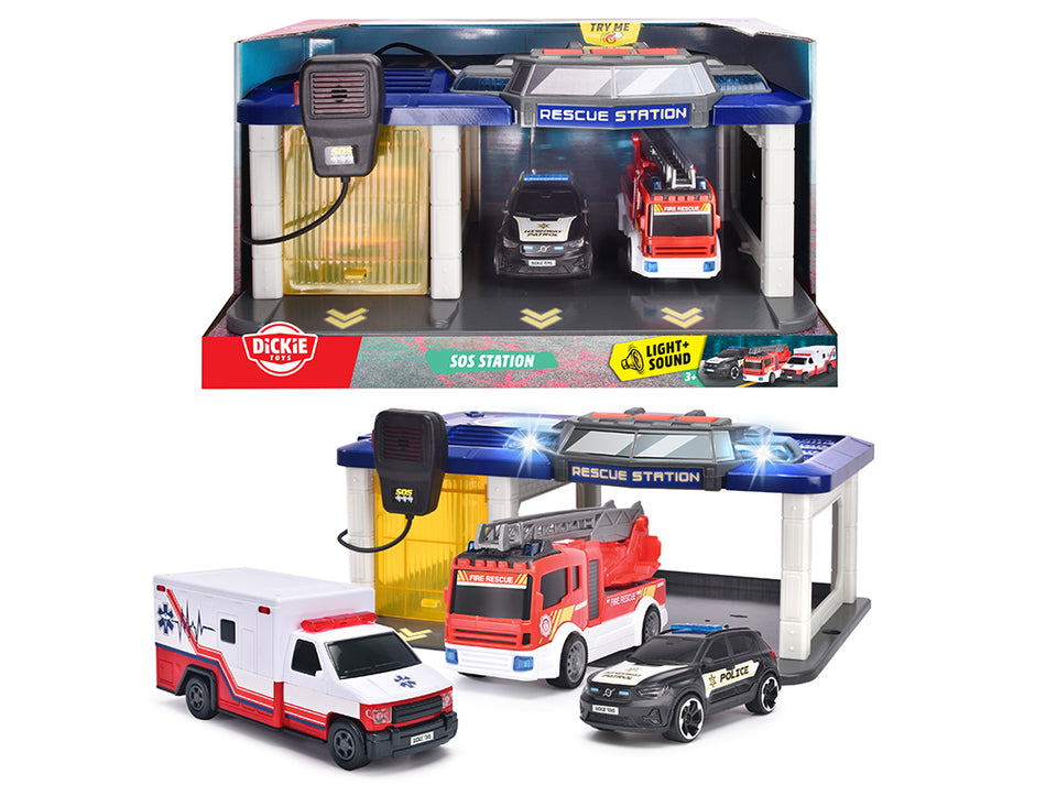 Dickie Toys - Station SOS son et lumière