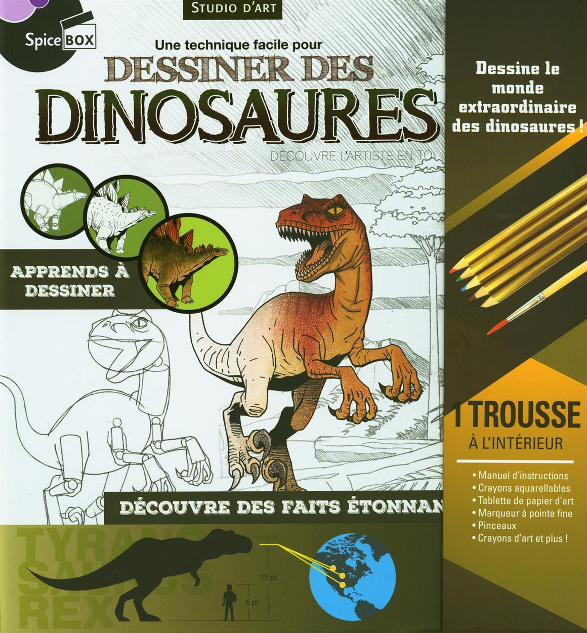 Spice Box - Dessiner des dinosaures