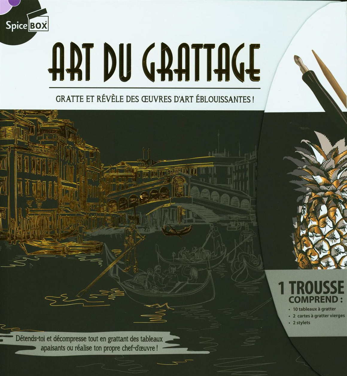Spice Box - Art du grattage