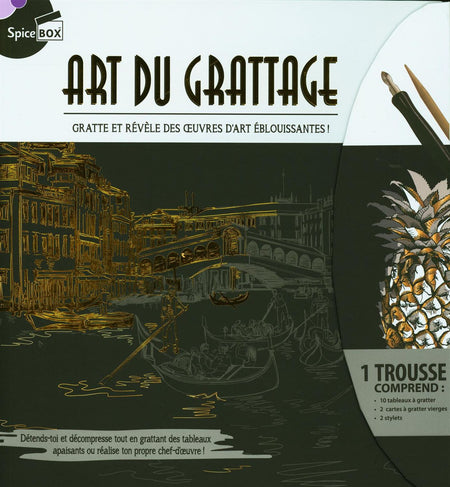 Spice Box - Art du grattage
