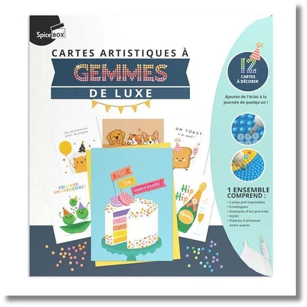 Spice Box - Cartes artistiques à gemmes de luxe