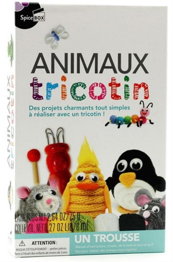 Spice Box - Animaux tricotin