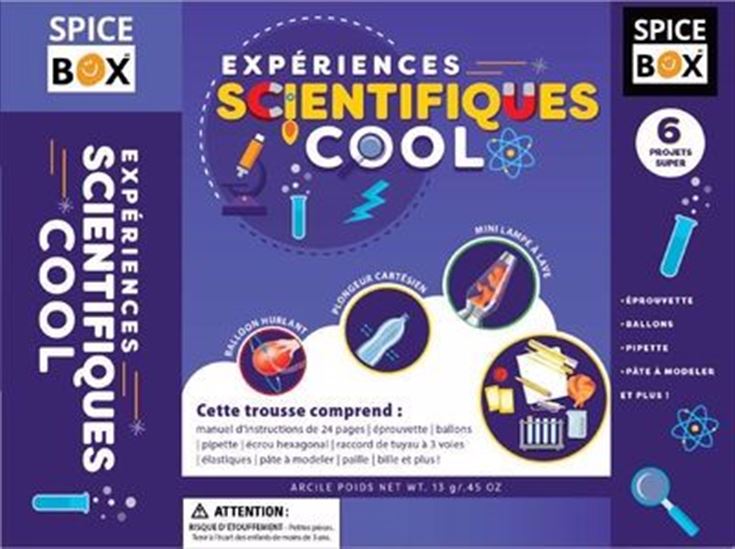 Expériences scientifiques Cool