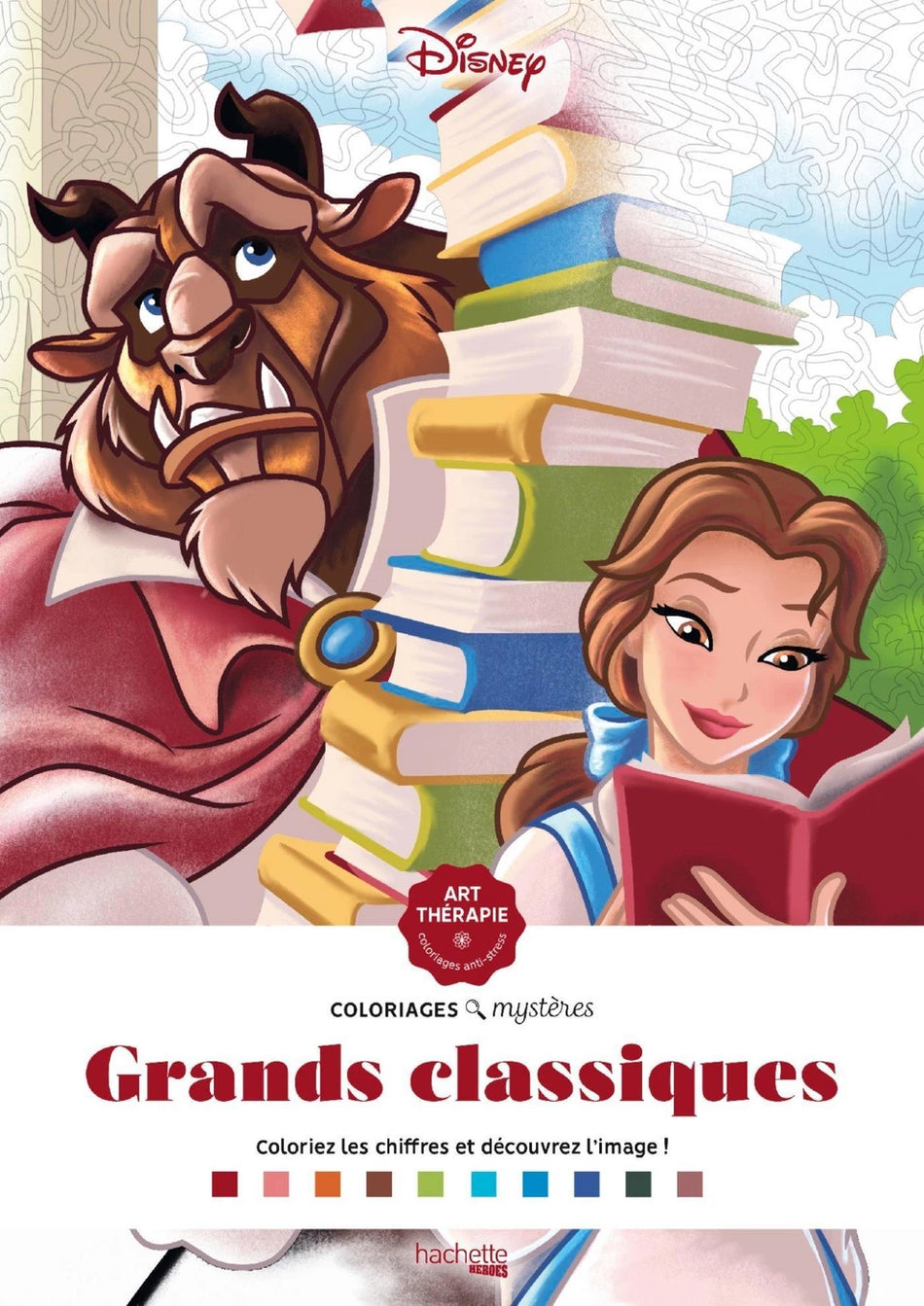 Livre - Coloriages mystères Disney - Grands Classiques