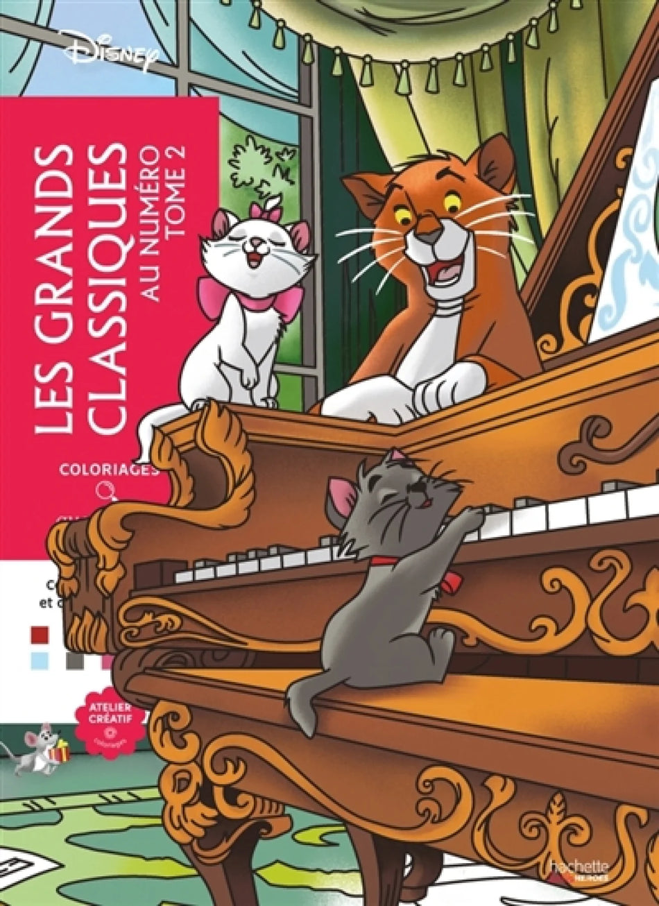 Livre - Coloriages Mystères - Les Grands Classiques au numéro t.02