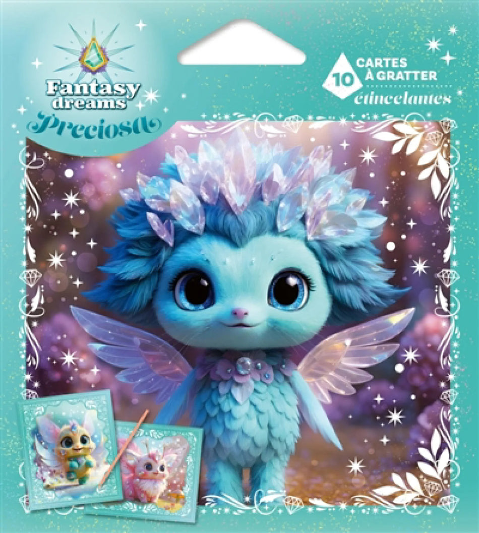 Fantasy Dreams Preciosa - Carte à gratter étincelantes - Forêt magique