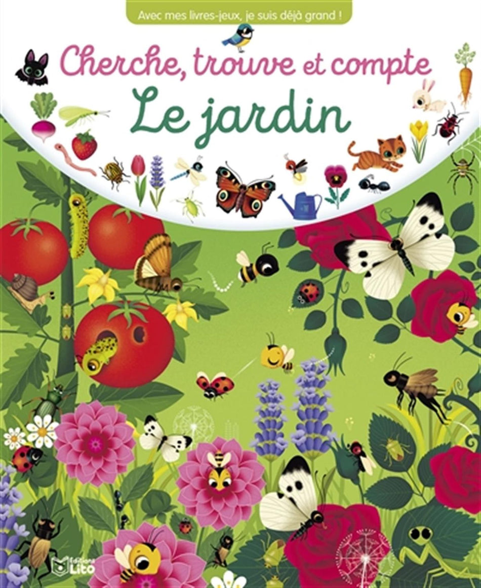 Cherche, trouve et compte - Le jardin