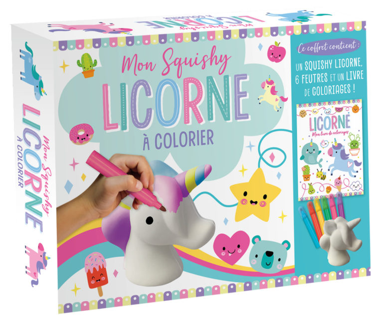 Mon Squishy Licorne à colorier