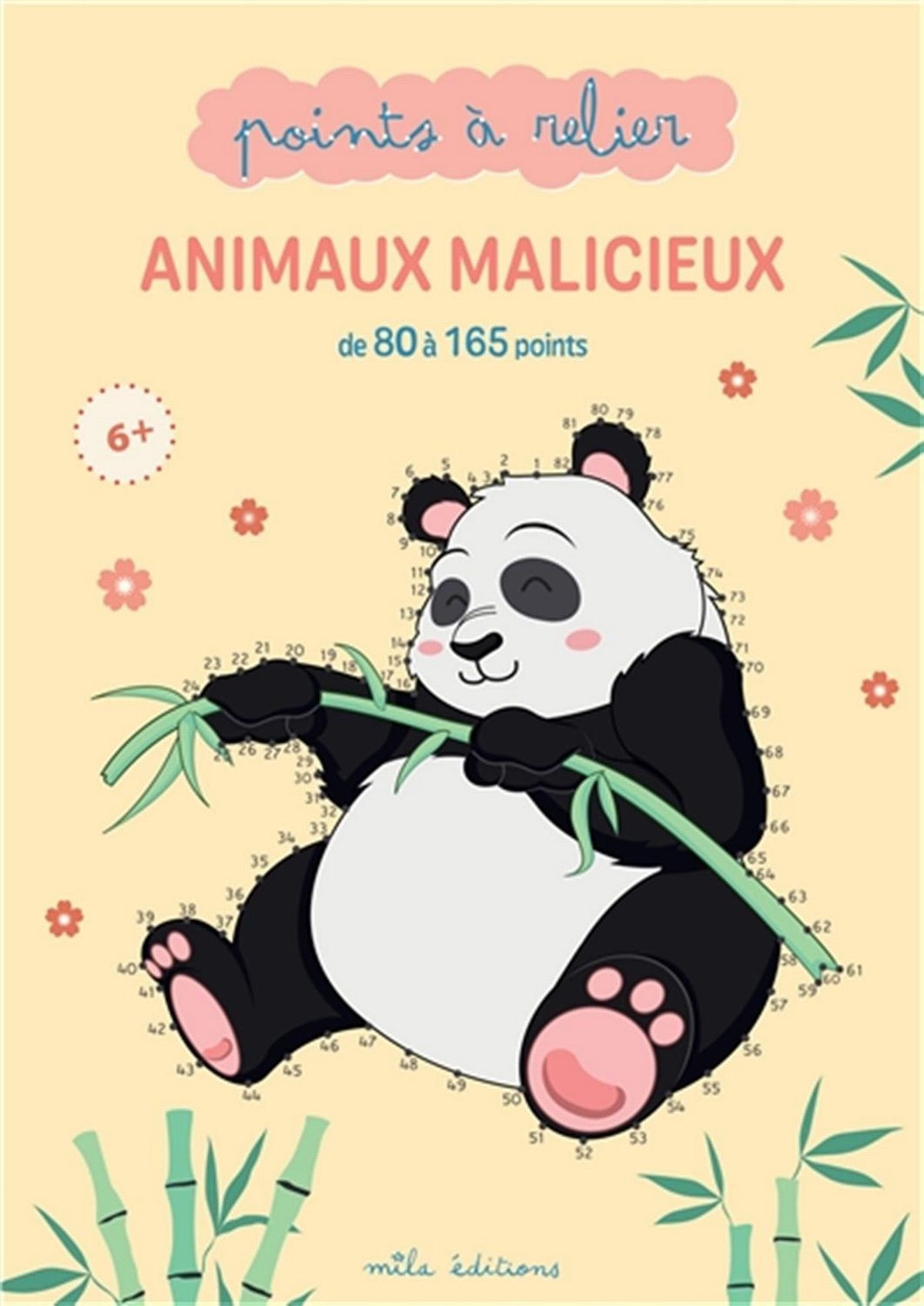 Points à relier - Animaux malicieux de 80 à 165 points