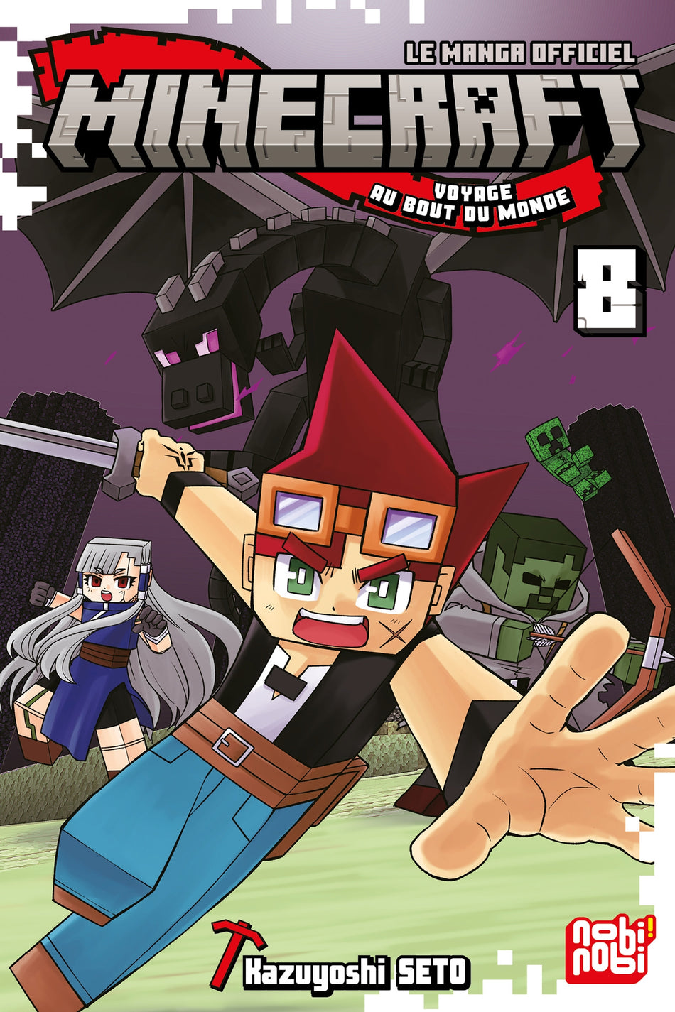 Manga - Minecraft - Voyage au bout du monde Tome 08