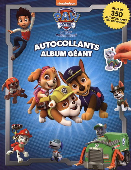 Autocollants album géant - La Pat' Patrouille