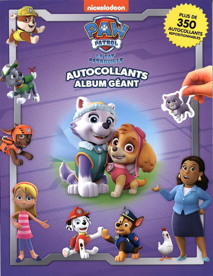 Autocollants album géant - La Pat'Patrouille