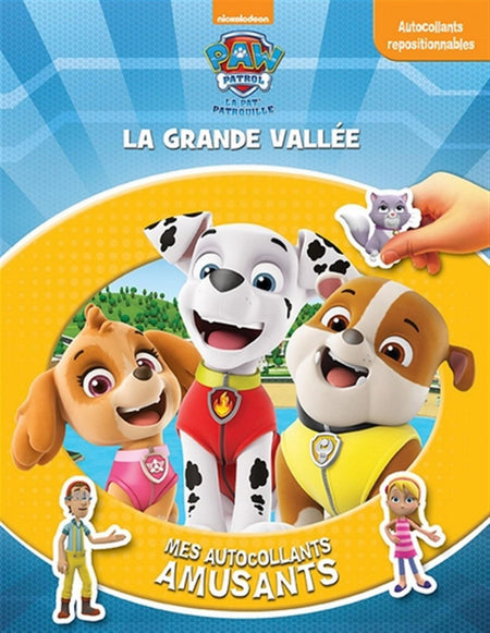 Paw Patrol La grande vallée Mes autocollants amusants