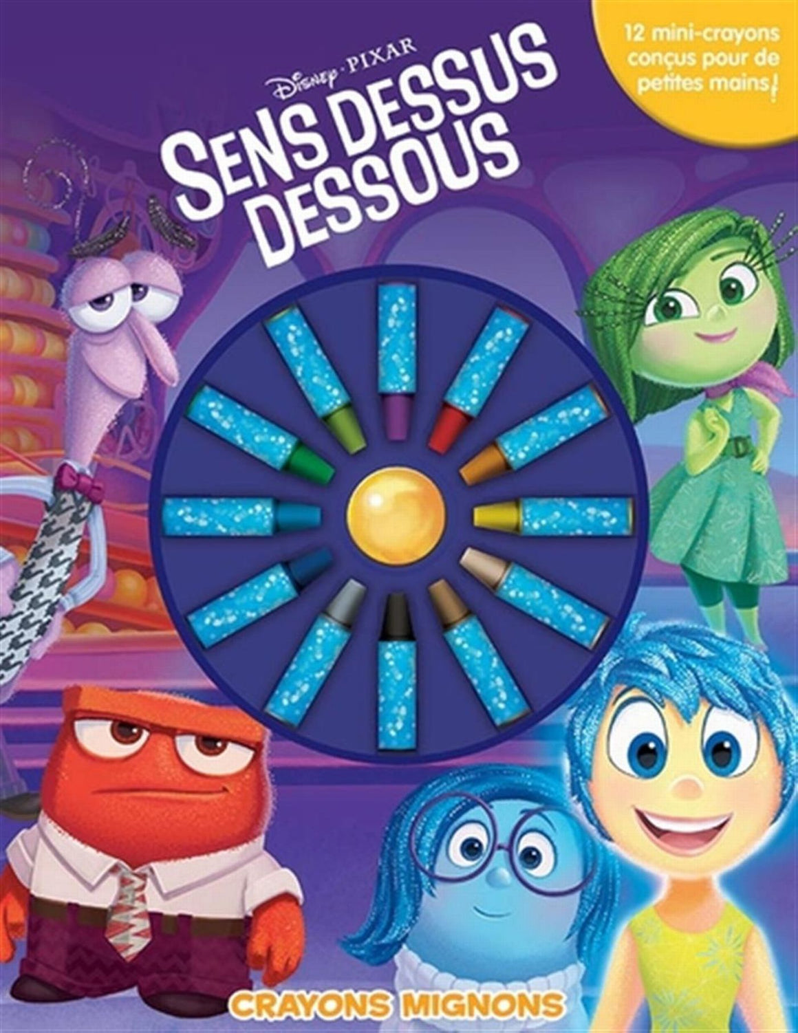 Disney Pixar - Sens dessus dessous - Crayons mignons