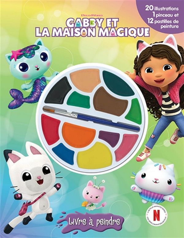 Gaby et La maison Magique - Livre à peindre