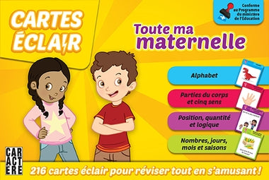 Cartes éclair - Toute ma maternelle