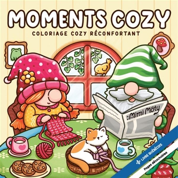 Livre - Moments cozy - Coloriage cozy et réconfortant