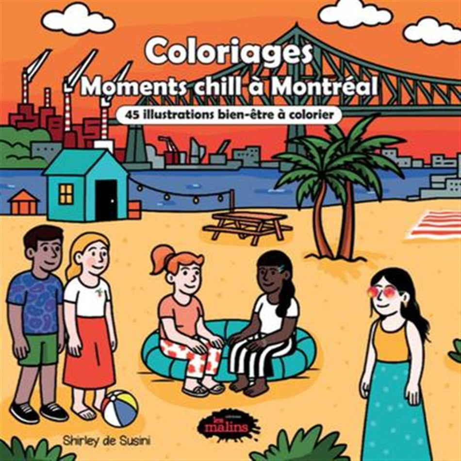 Coloriage - Moments chill à Montréal