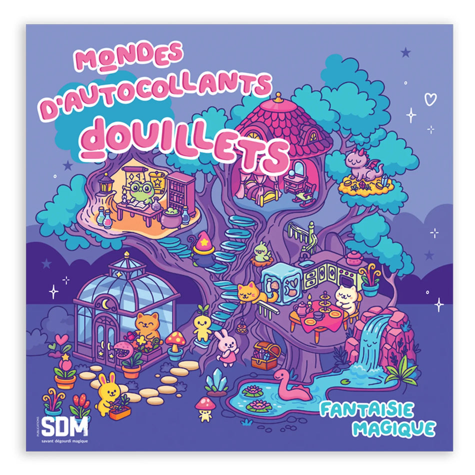 Monde d'autocollants douillets - Fantaisie magique