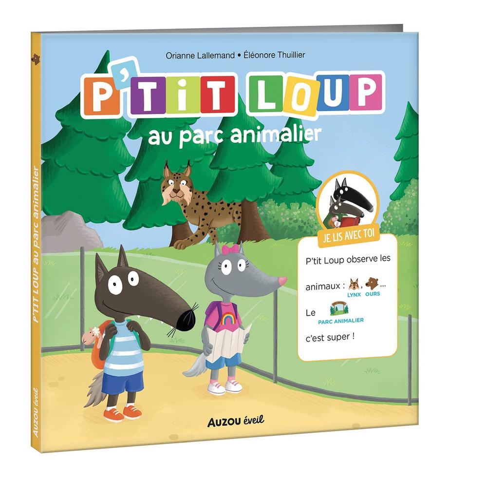 P'tit Loup - Au parc animalier — couverture